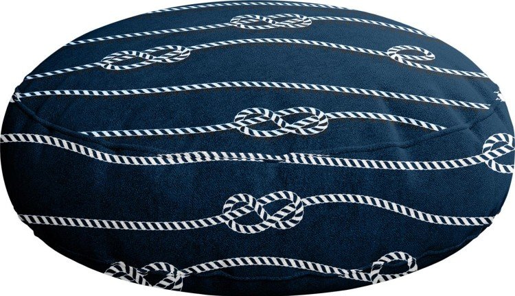 Подушка круглая Cortin «Морской узел»