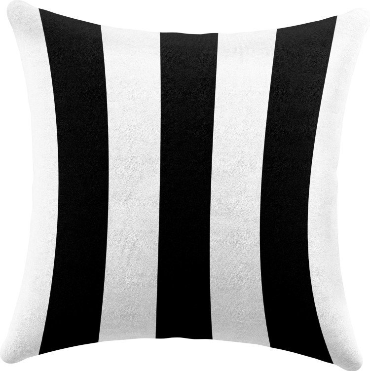 Подушка квадратная Cortin «Черное и белое»